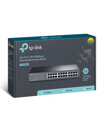 SWITCHEUR TP-LINK 24 PORTS 10/100 TL-SF1024D BOITIER