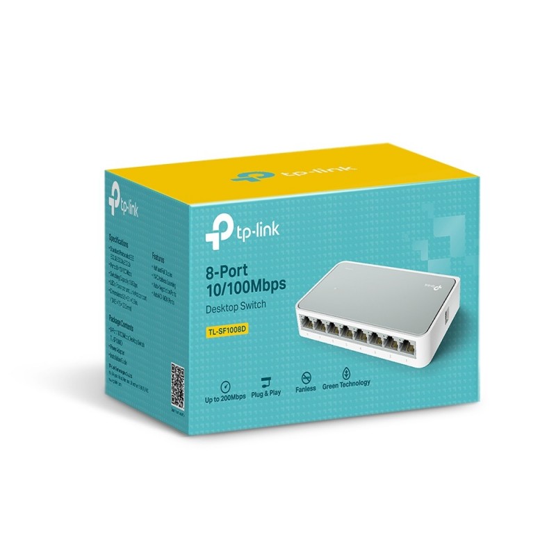 SWITCHEUR TP-LINK 8 PORT TL-SF1008D 10/100mbps