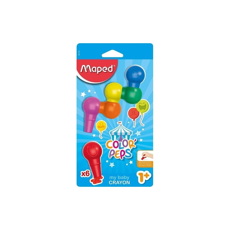 BABY CRAYON CRAIE PLAST MAPED REF 86310600