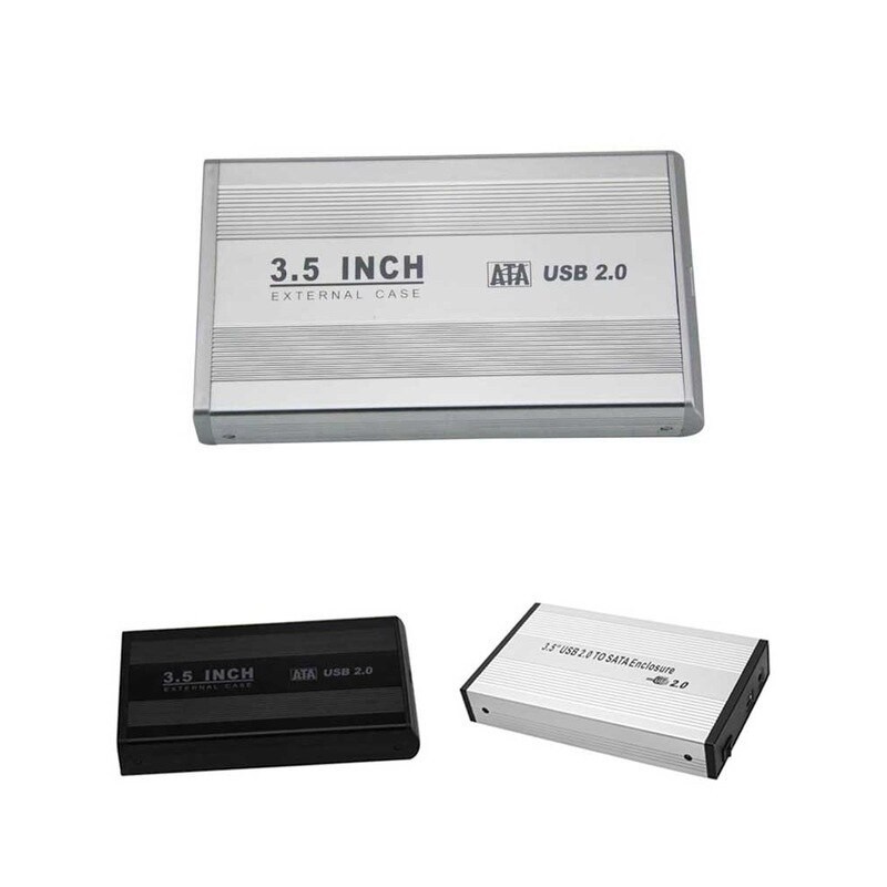 BOITIER POUR DISQUE DUR 3.5" HDD EXTERNAL CASE USB2.0 INCH HARD DISK