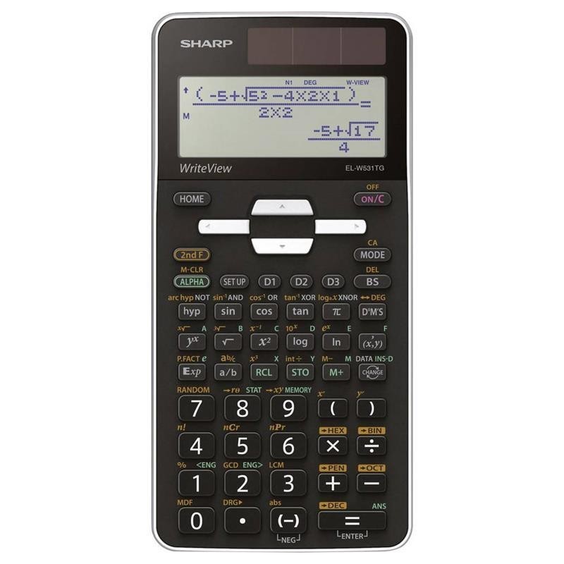 CALCULATRICE SHARP EL-W531TG-BL