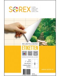 ETIQUETTE SOREX A4/4 105148