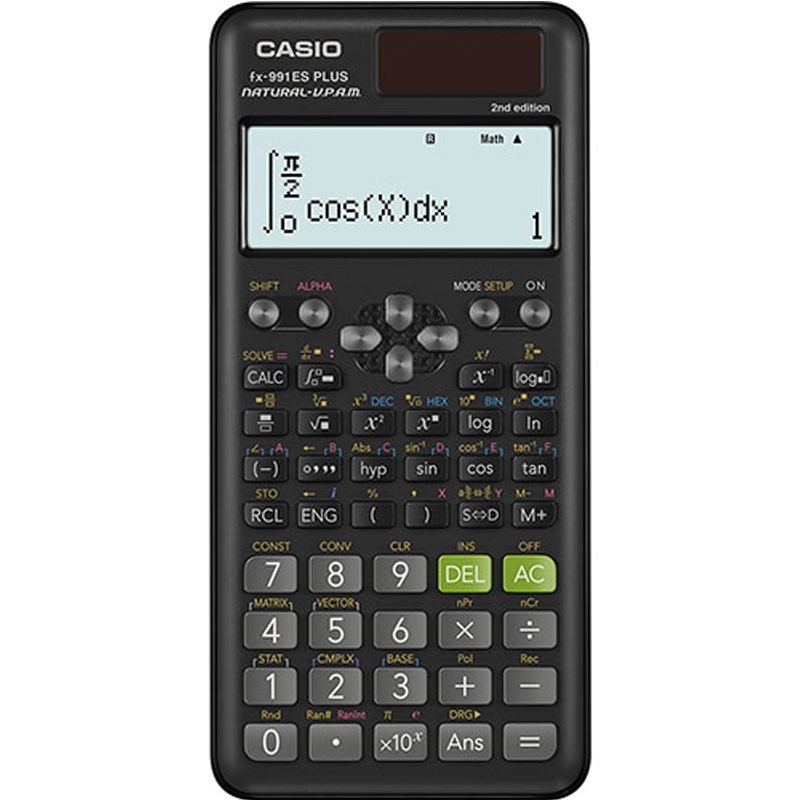 Calculatrice Scientifique CASIO FX-991ES Plus Noir