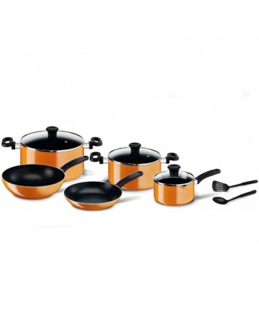 Set 10 Pièces TEFAL Prima B168A474 Orange