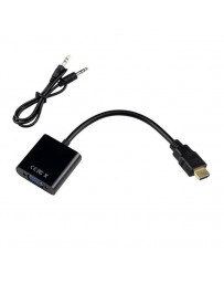 CABLE VGA TO HDMI + JACK