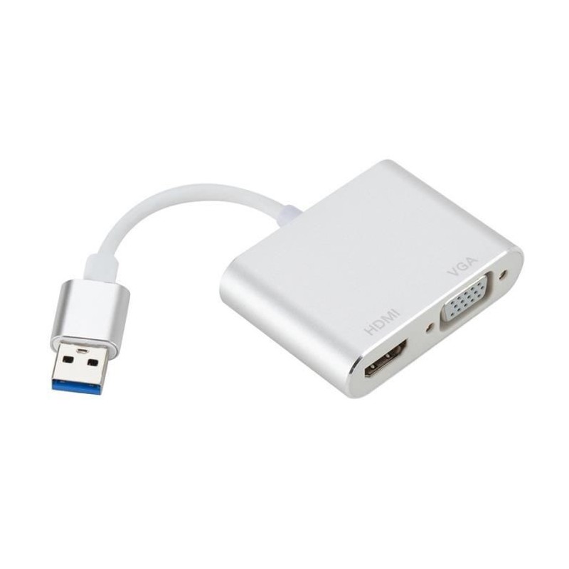 CONVERTISSEUR USB 3.0 TO HDMI/VGA VIDEO ADAPTER