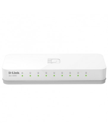 Switch D-Link DES-1008CE Gigabit 8 ports 10/100 Mbps