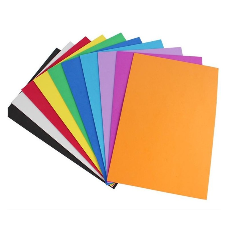 PAPIER EVA FOAM MAT 10 COULEURS KK-1504