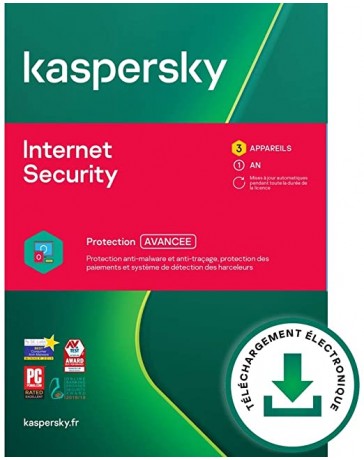 Total Security KASPERSKY 2020 5Postes & 2 Comptes Utilisateus / 1an (KL19498BEFS-20MAG)