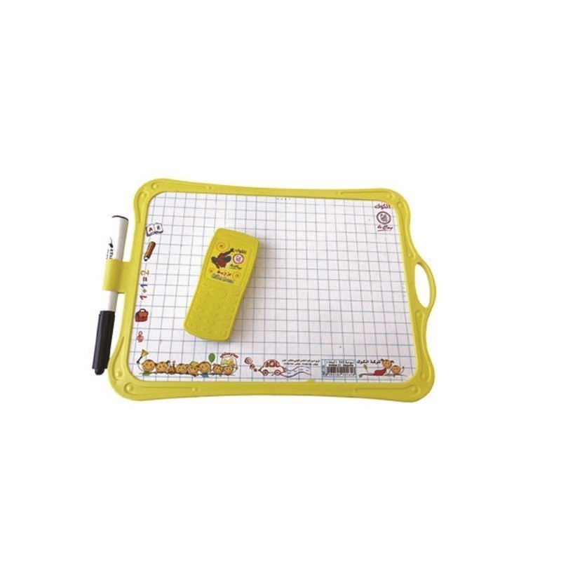ARDOISE 2EN1 +STYLO + CHIFFON LE COQ
