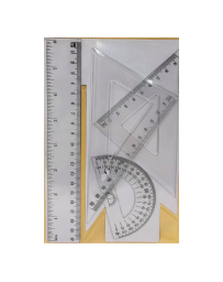 POCHETTE GEOM PM RULER SET 4PCS