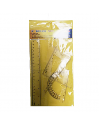 POCHETTE GEOM PM RULER SET 4PCS