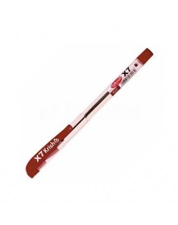 Stylo a bille ROUGE-KRISH X7-