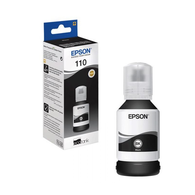 CARTOUCHE JET D'ENCRE ORIGINAL EPSON 110 NOIR (C13T03P14A)