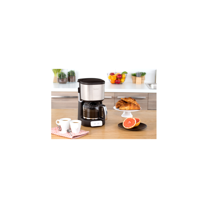 Cafetière Filtre TEFAL ELEMENT - 1000 Watt - 15 Tasses - Noir