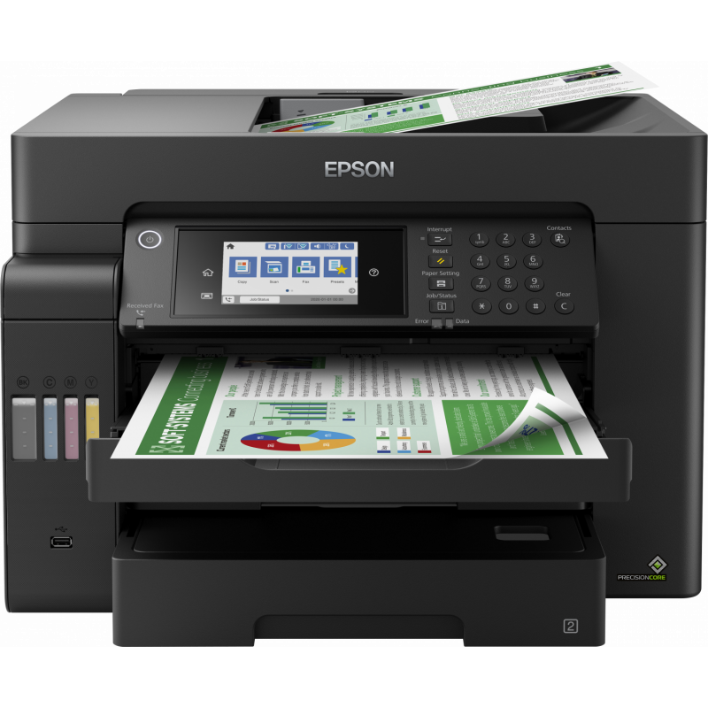 IMPRIMANTE À RÉSERVOIR INTÉGRÉ MULTIFONCTIONS 4 EN 1 EPSON ECOTANK L15150 A3+ AVEC 4 BOUTEILLES D'ENCRE OFFERTES