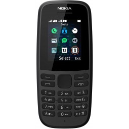 TELEPHONE PORTABLE NOKIA 105 TA 1428 DS NENA1 CHARCOAL  11SAKBW1A01