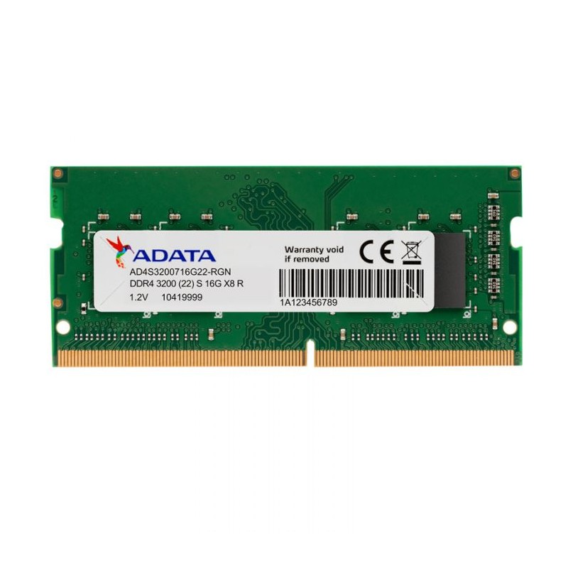 BARRETTE MÉMOIRE ADATA 16G DDR4 3200 POUR PC PORTABLE