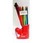 PACK DE 6 CRAYON COULEURS EAGLET ZOOM-PRO