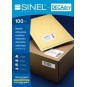 ETIQUETTE SINEL DECRAY R.20177 105X148.1MM BT/100 A4/4