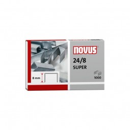 Agrafes Novus Super 23/24 - Boîte De 1000 Pièces, Acier Galvanisé