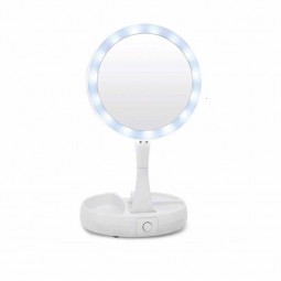 MY FOLDAWAY MIROIR DE MAQUILLAGE DES DAMES PLIANT LUXE MIROIR D'ÉCLAIRAGE LED