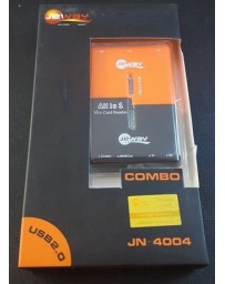 HUB USB 3 PORT JEWAY ALL IN ONE JN-4004