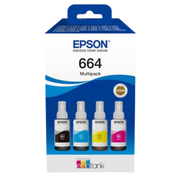 PACK 4 COULEURS ORIGINAL EPSON T664 -  (C13T66464A)