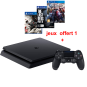 PLAYSTATION PS4 SLIM 500G NOIR SONY + 1 JEUX offert