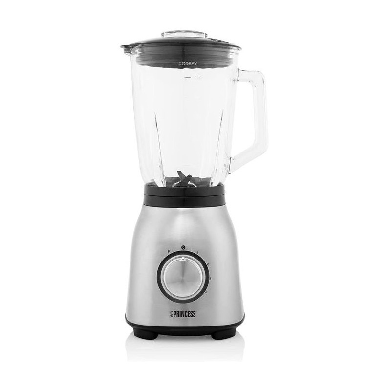Mixeur Princess 1000W - Blender En Acier 1.5L - 4 Vitesses + Fonction Pulse