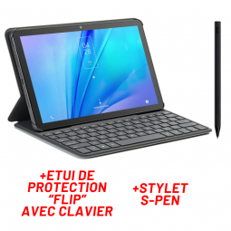 TABLETTE TCL TAB 10 4G GEN2 4G/64G - 8196G GRIS +FLIP CASE+KB+STYLO