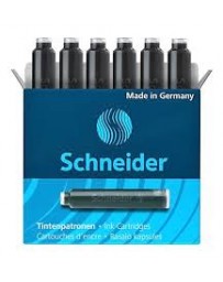 Packet 6xCartouches d'encre Bleu Schneider 6603