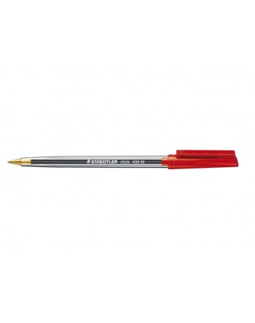 Stylo À Bille Staedtler Stick 430 Rouge