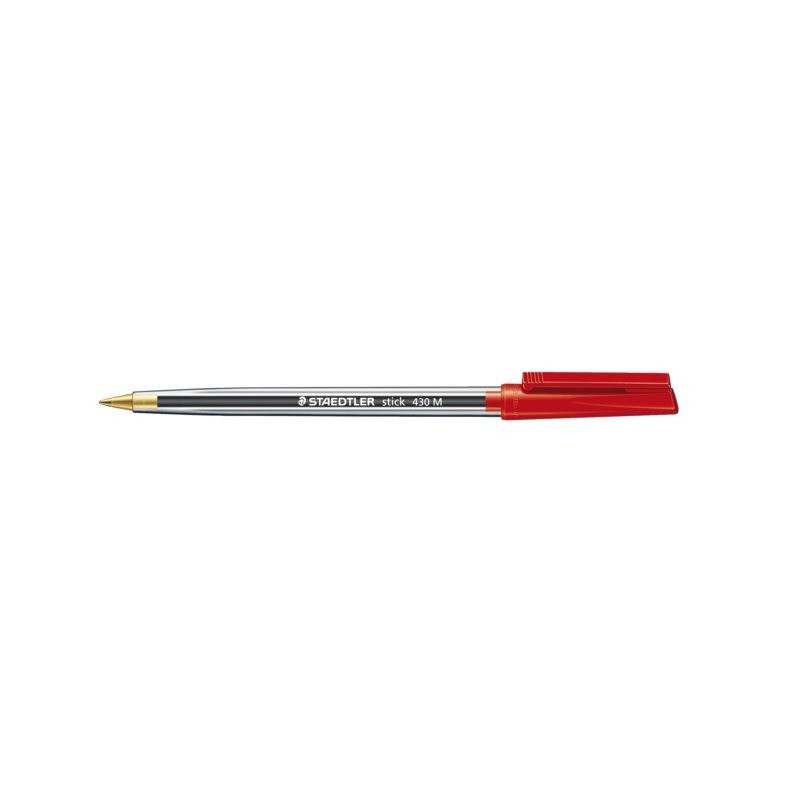 Stylo À Bille Staedtler Stick 430 Rouge