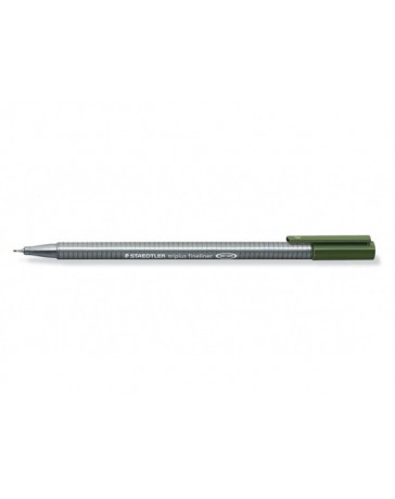 STAEDTLER STYLO FEUTRE FINELINER TRIPLUS Vert Olive