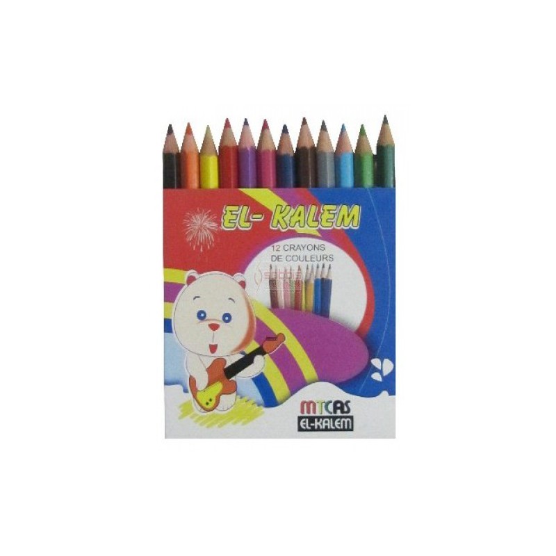 CRAYON COULEUR DE 12 EL KALEM 12/9