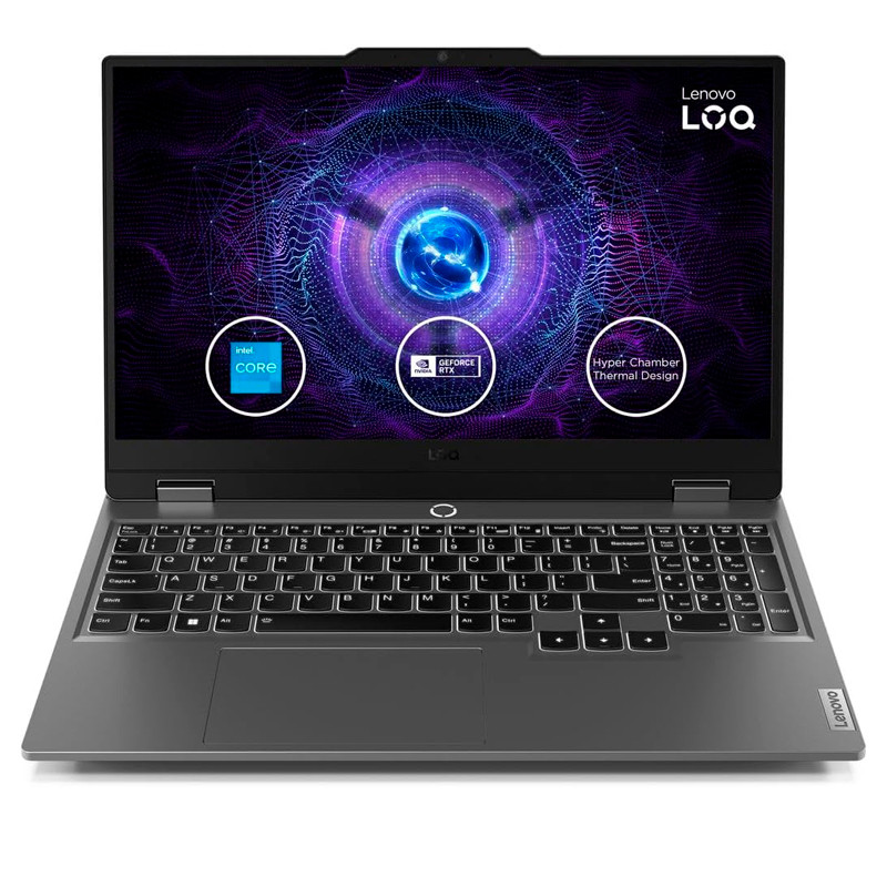 PC PORTABLE GAMER LENOVO LOQ3 I5 12EN GEN  24G/512GSSD 83GS00G1FG +SOURIS