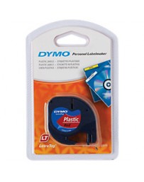 Ruban d'étiquettes DYMO Plastique 91203 Noir sur Rouge 12 mm x 4 m