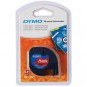Ruban d'étiquettes DYMO Plastique 91203 Noir sur Rouge 12 mm x 4 m
