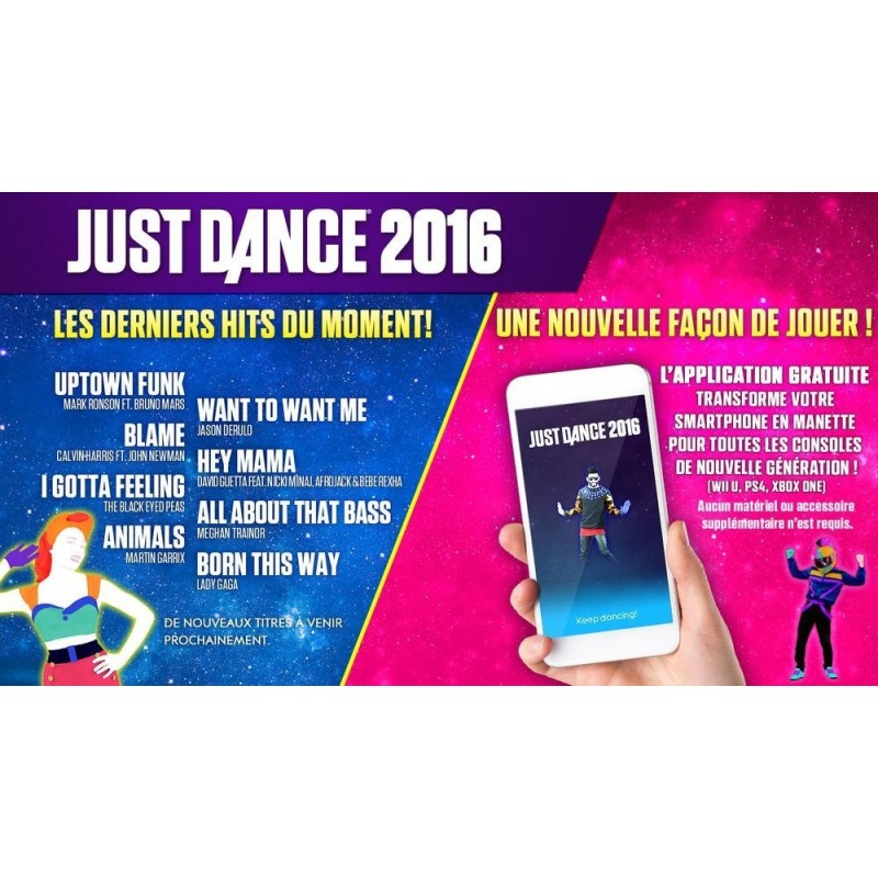 Jeu  Just Dance 2016