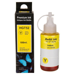 BOUTEILLE ADAPT HP HGT52 YELLOW 100ML PREMIUM INK