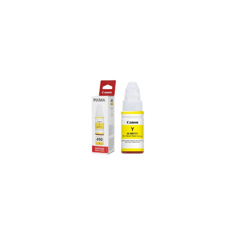 BOUTEILLE CANON ADAPT GI490 YELLOW 70ML REFILL INK 190/790/890