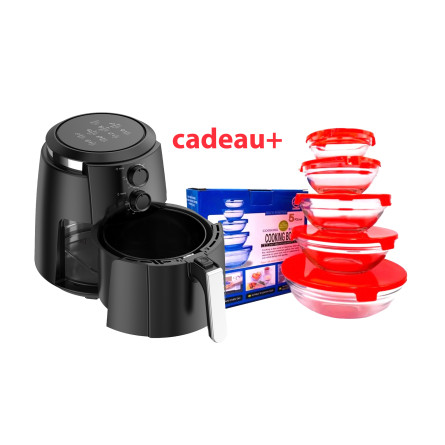 FRITEUSE SANS HUILE LX-FC5130 1500W - NOIR - LUXELL