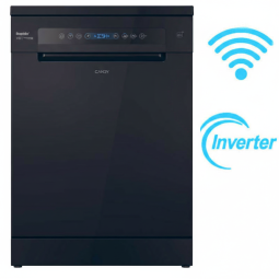 Lave Vaisselle Candy CF5C6F0B Smart Inverter 15 Couverts Noir