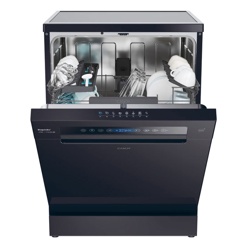 Lave Vaisselle Candy CF5C6F0B Smart Inverter 15 Couverts Noir