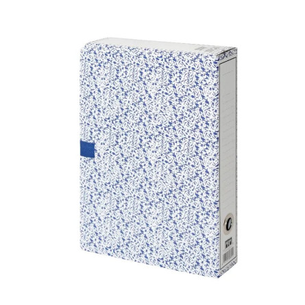 BOITE D'ARCHIVE Z5 A BOUTON BLEU RIBAT