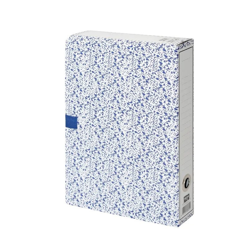 BOITE D'ARCHIVE Z5 A BOUTON BLEU RIBAT