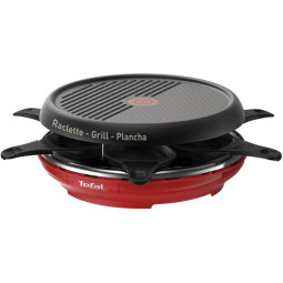 Raclette Multifonction Colormania 3en1 TEFAL RE12A512 850W - Noir&Rouge