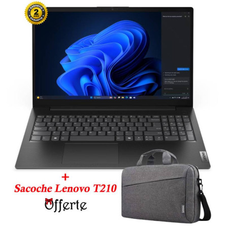 PC PORTABLE LENOVO V15 I5 13EGEN 8G/512GSSD NOIR 83GW006AFE