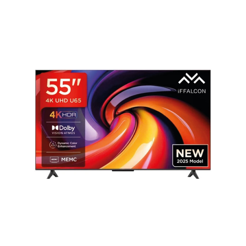 TV 55"  IFFALCON TCL 55U65 4K UHD SMART TV NOIR